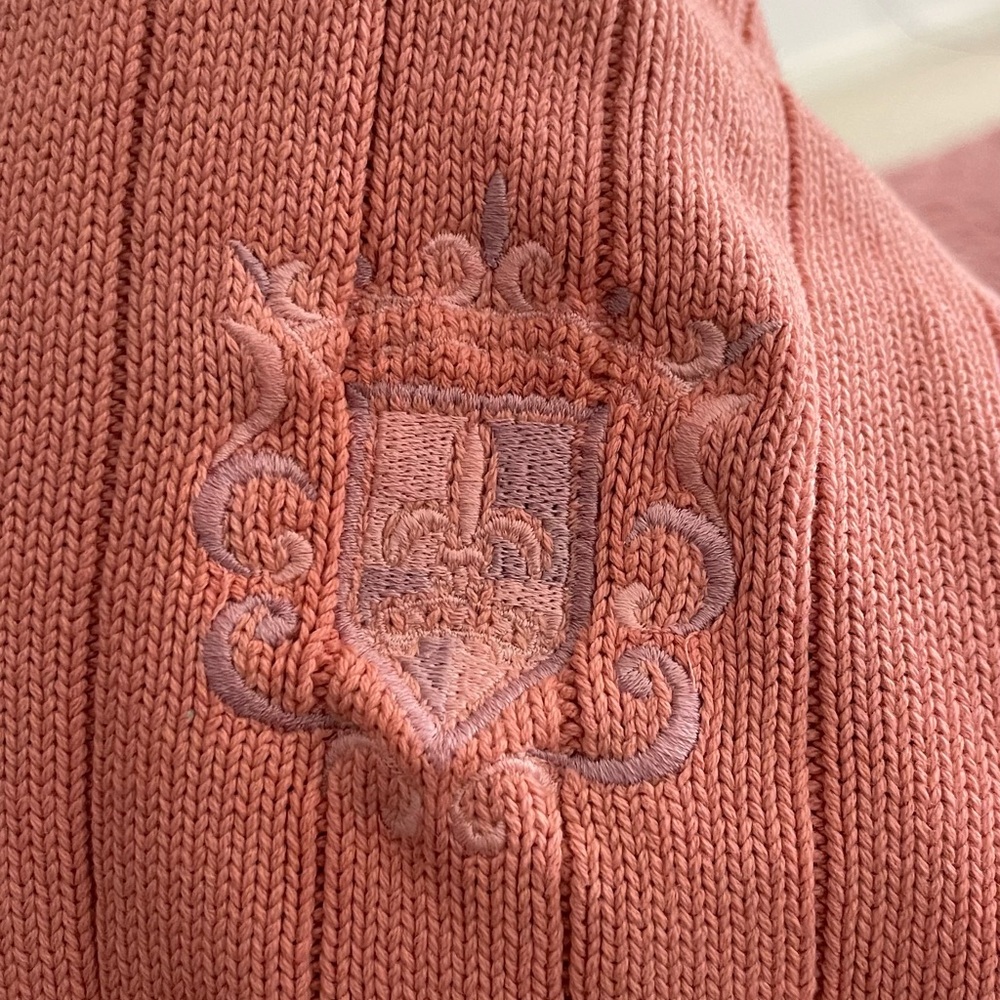 Pink Ribbed Women's Sweater - Picture 3 of 6